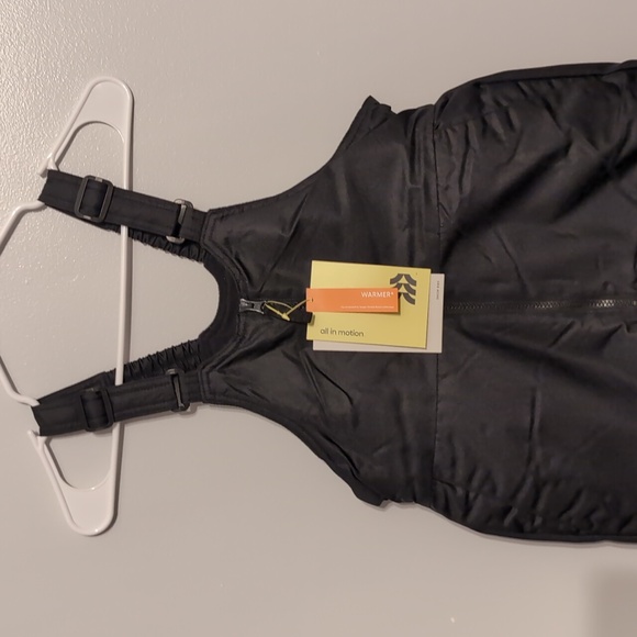 All In Motion Kids Black Snow Bibs Medium Plus - Picture 2 of 8